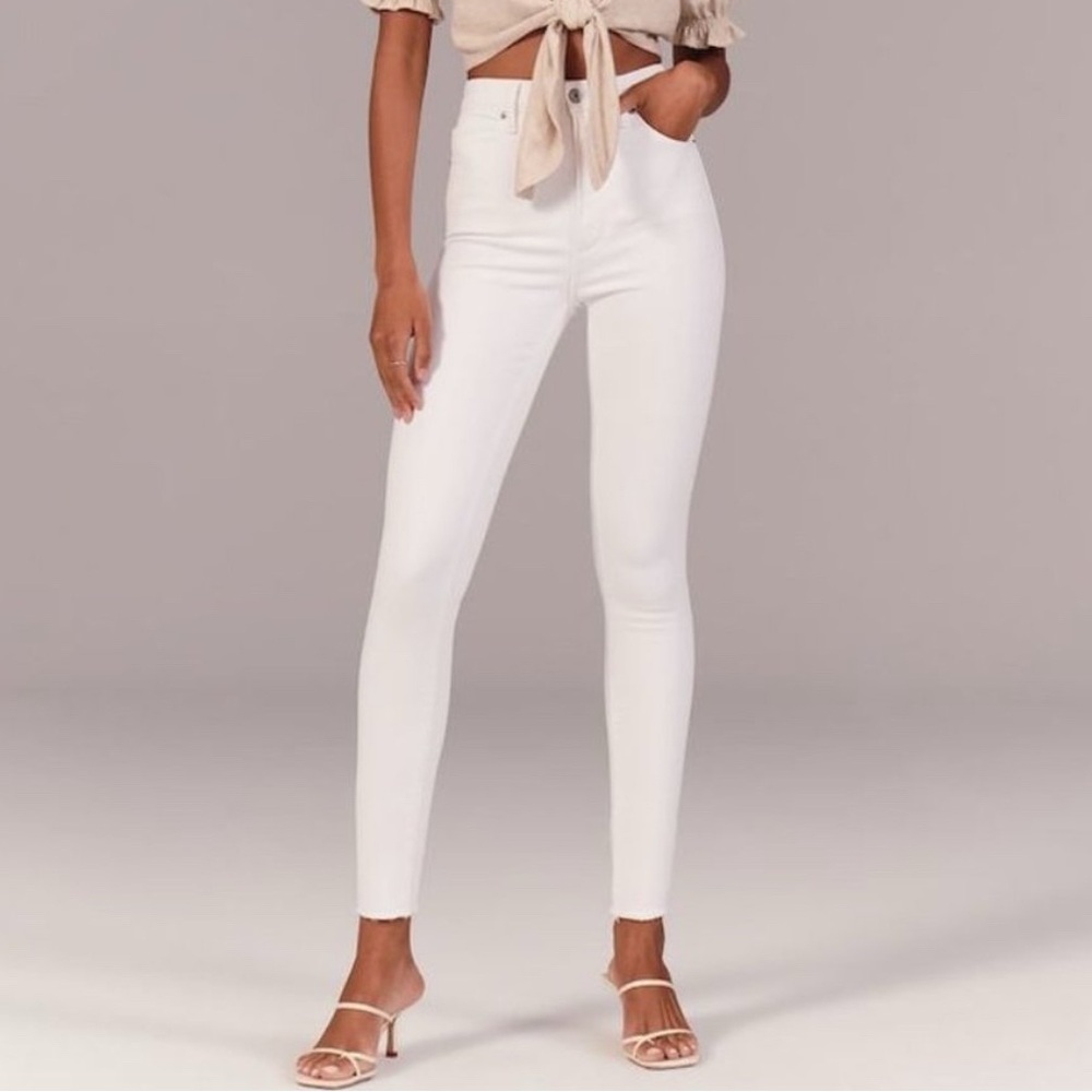 High Rise Super Skinny Ankle Jean Curve Love Abercrombie and Fitch - 26|2R NEW